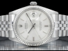 Rolex Datejust 36 Argento Jubilee Silver Lining Dial 1601